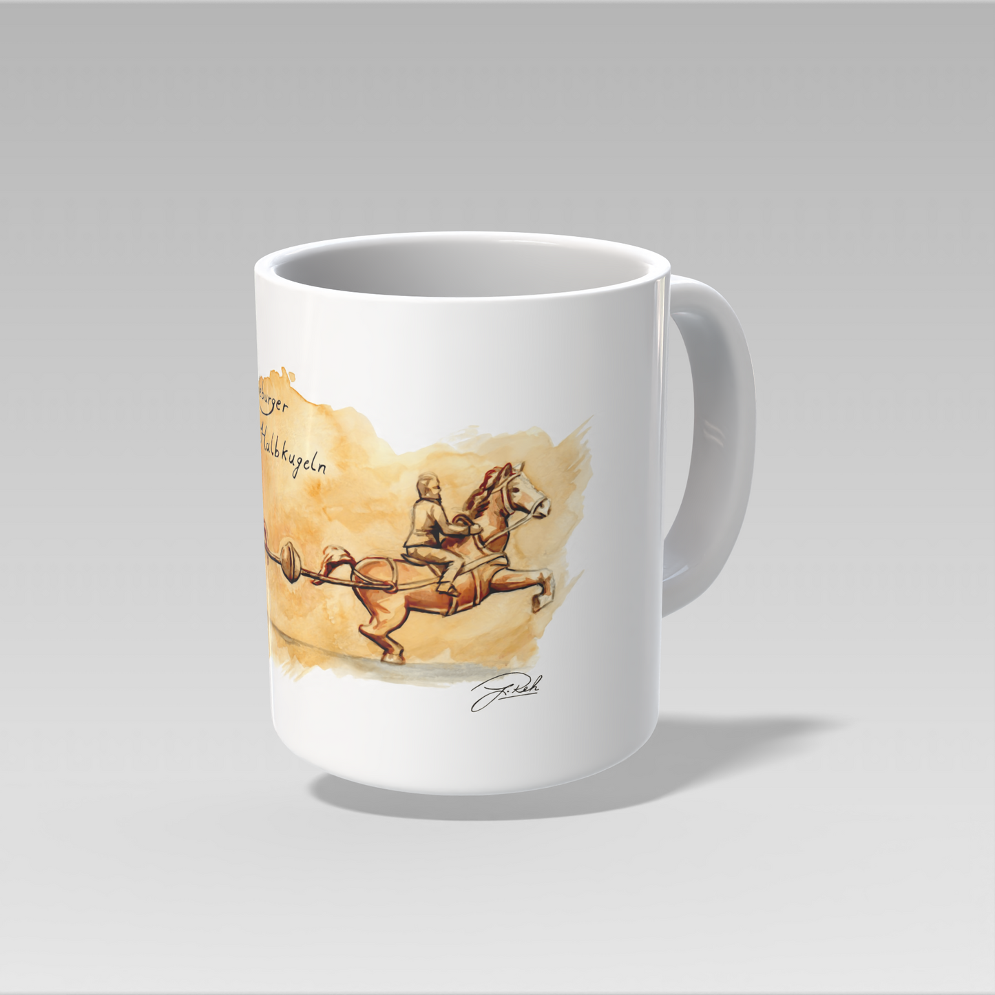 Tasse - Magdeburger Halbkugeln