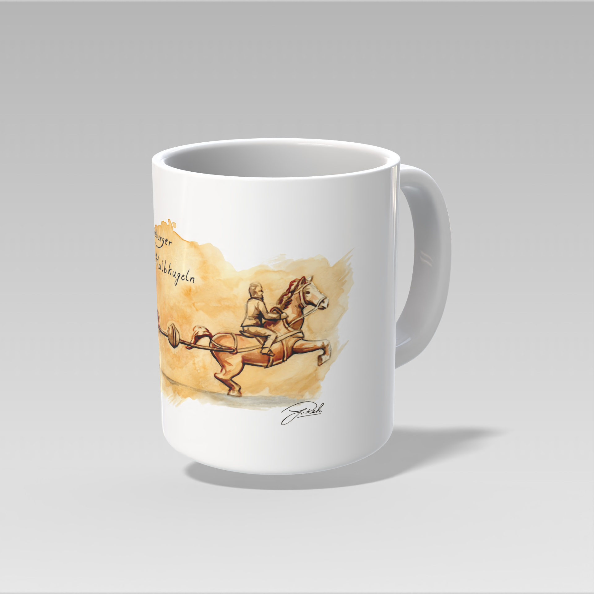 Tasse - Magdeburger Halbkugeln