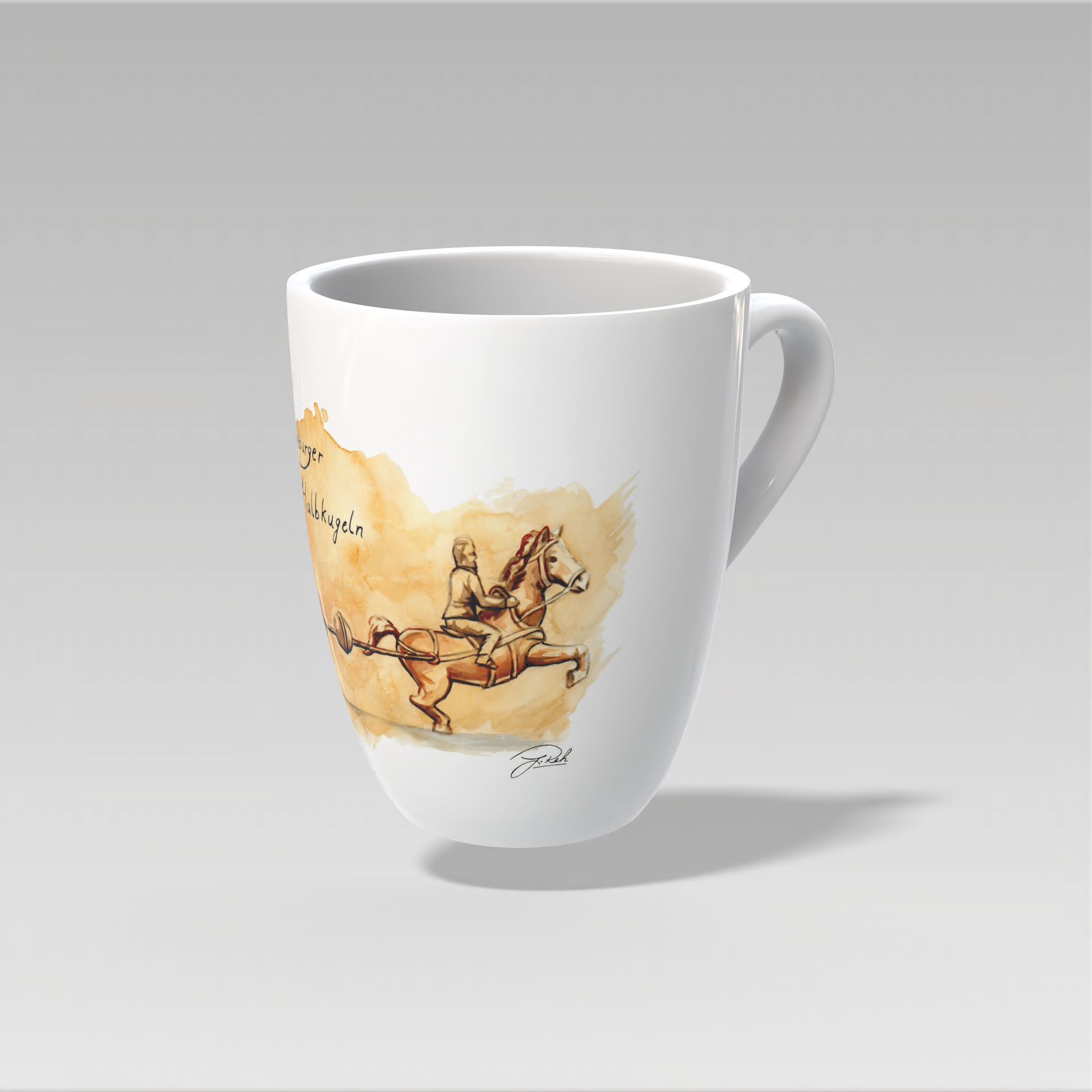 Tasse - Magdeburger Halbkugeln