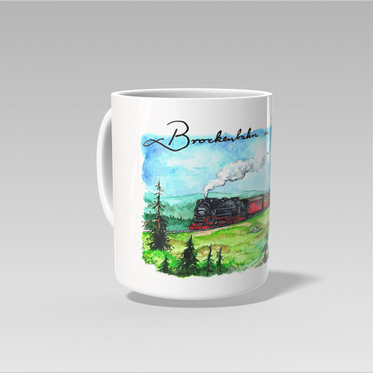 Tasse - Brockenbahn im Harz
