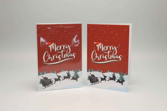 Klappkarte - Merry Christmas