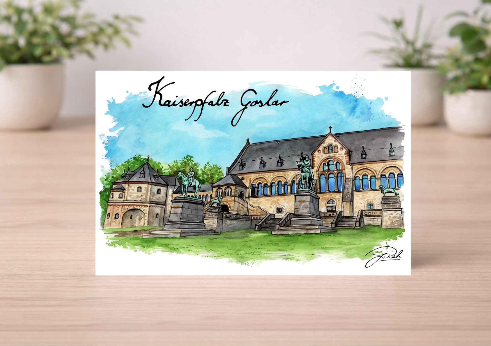 Postkarte- Kaiserpfalz - Mein Shop