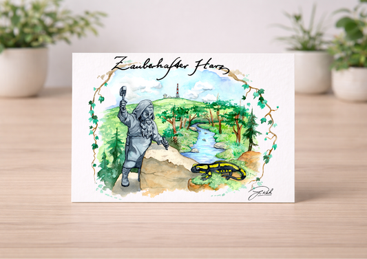 Postkarte- Zauberhafter Harz - Mein Shop
