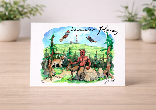 Postkarte- Verwunschener Harz - Mein Shop