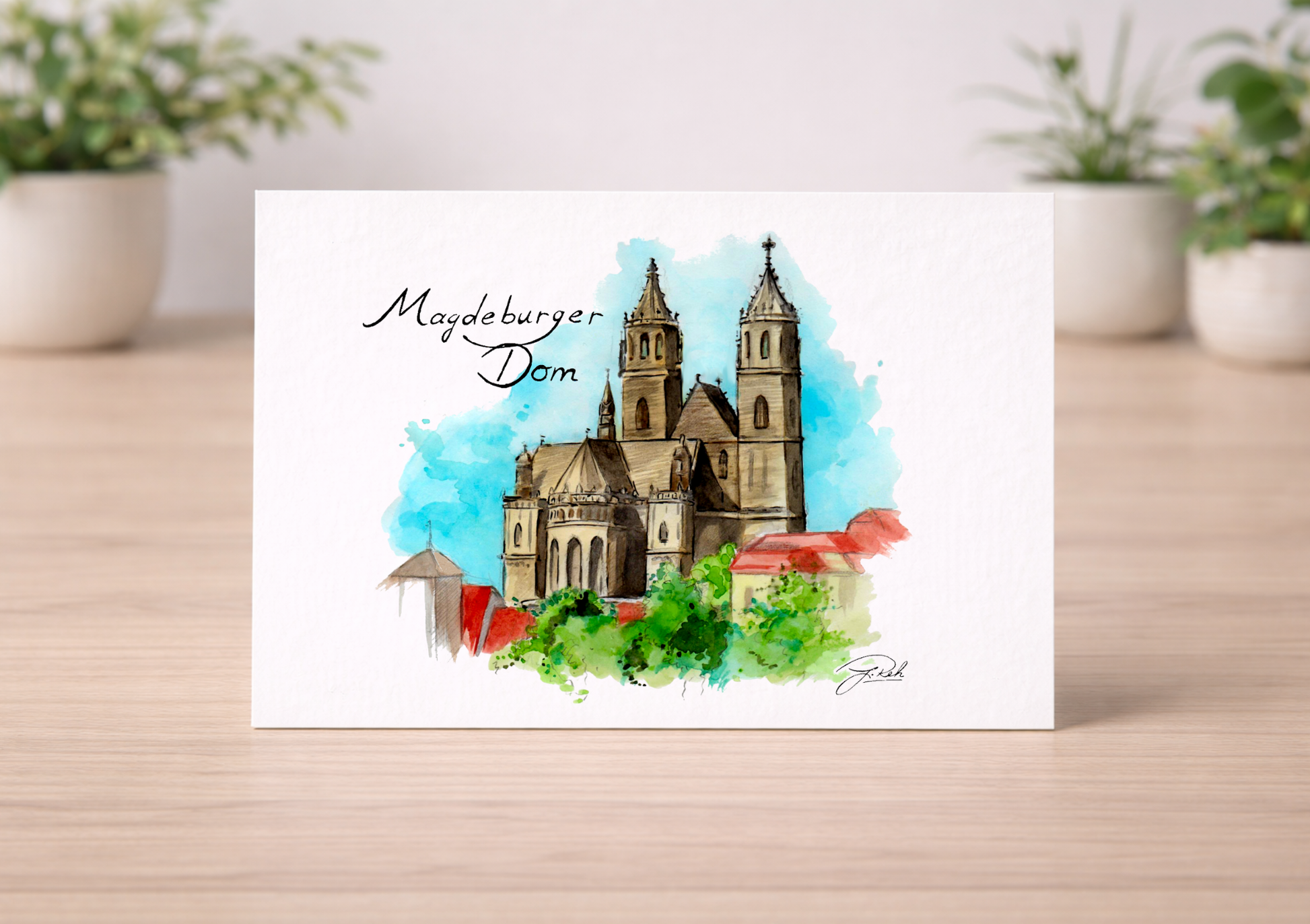Postkarte - Magdeburger Dom - Mein Shop