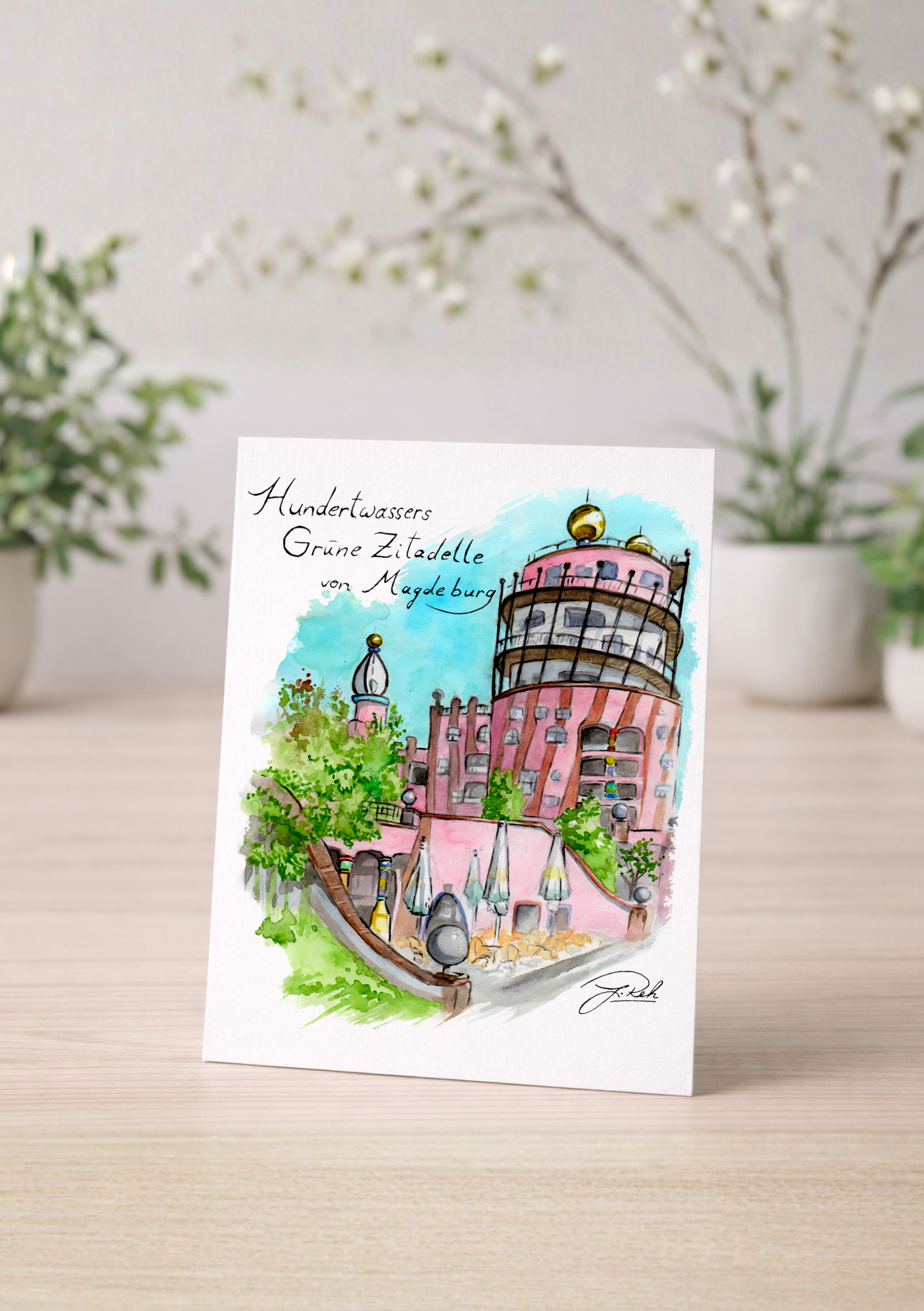 Postkarte HW- Turm - Mein Shop