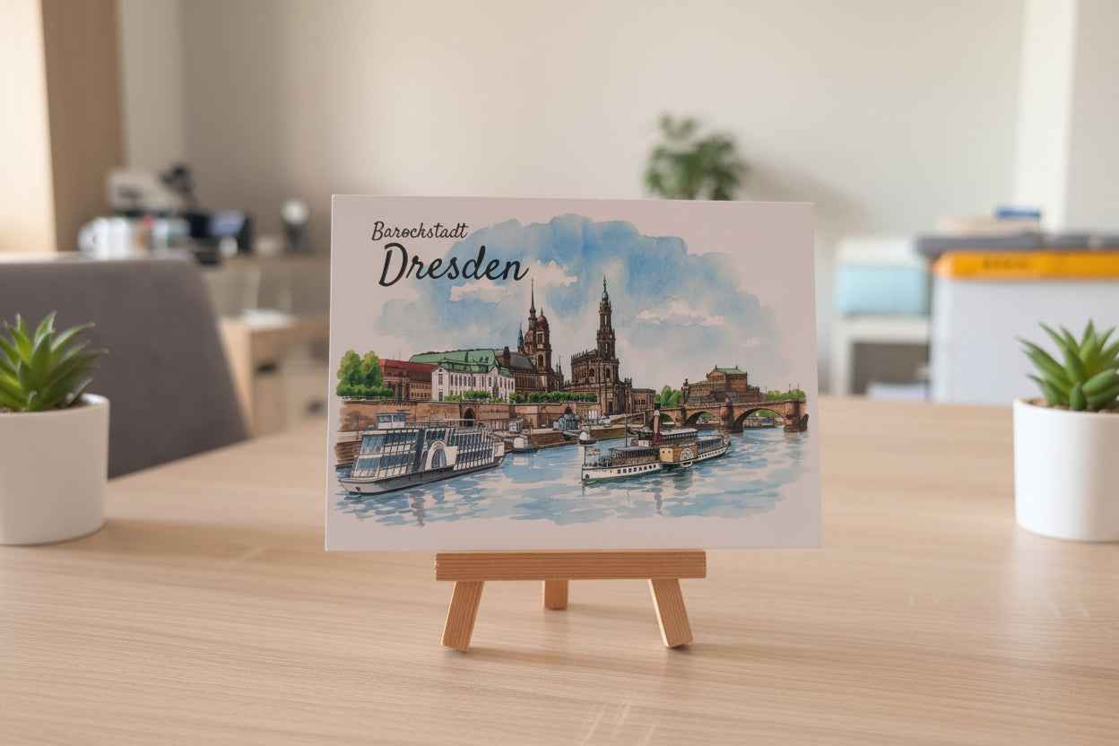 Postkarte - Semperoper Dresden