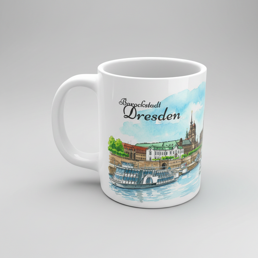 Tasse - Barockstadt Dresden
